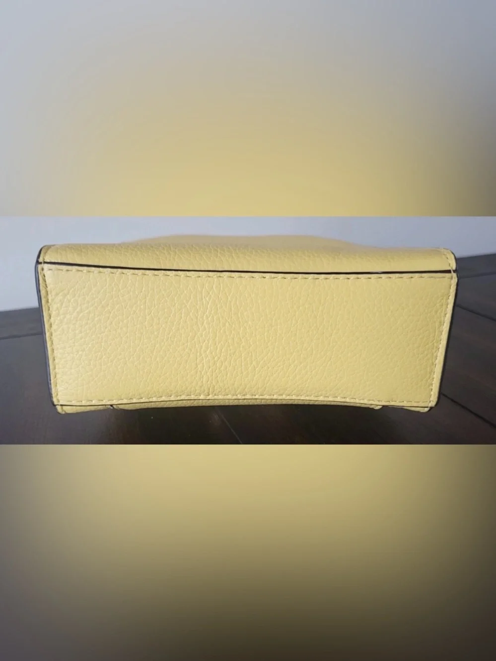 COACH Yellow & White Leather Mini Satchel with Gold Hardware😍😍😍😍 - Picture 12 of 13